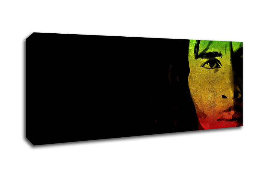 Picture of Bob Marley Legend Panoramic Canvas Wall Art