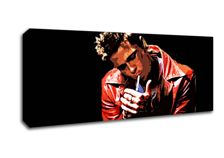 Picture of Brad Pitt Is Tyler Durden Panoramic Canvas Wall Art