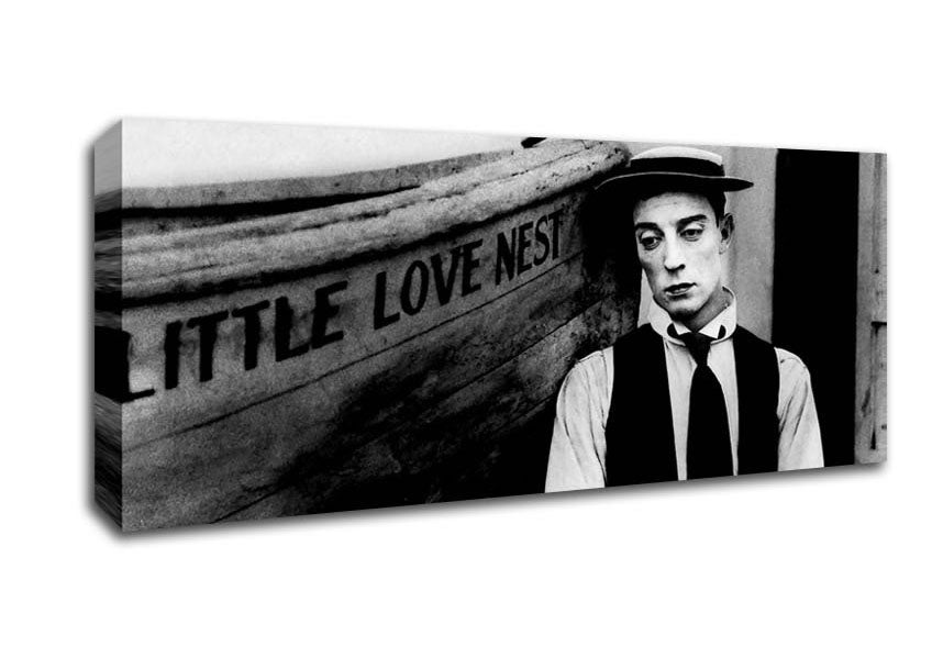 Picture of Buster Keaton Little Love Nest Panoramic Canvas Wall Art