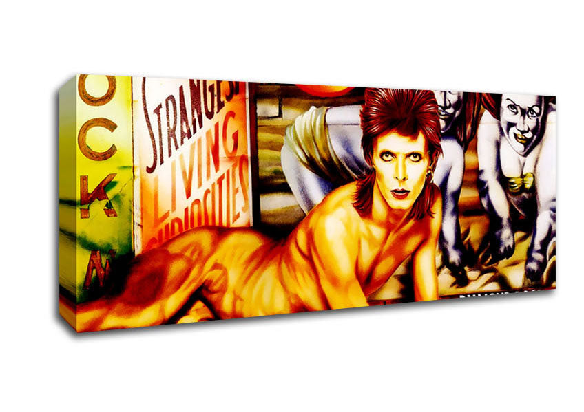 Picture of David Bowie Diamond Dogs Panoramic Canvas Wall Art