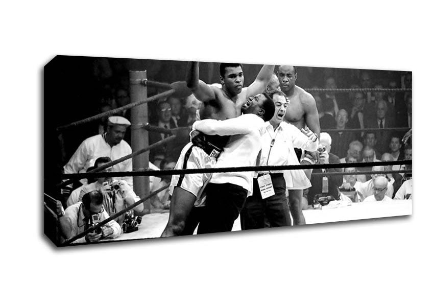 Picture of Muhammad Ali Victory Panoramic Canvas Wall Art