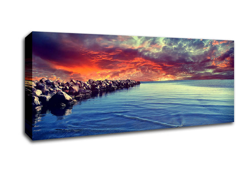 Picture of Baltic Sea Panoramic Canvas Wall Art