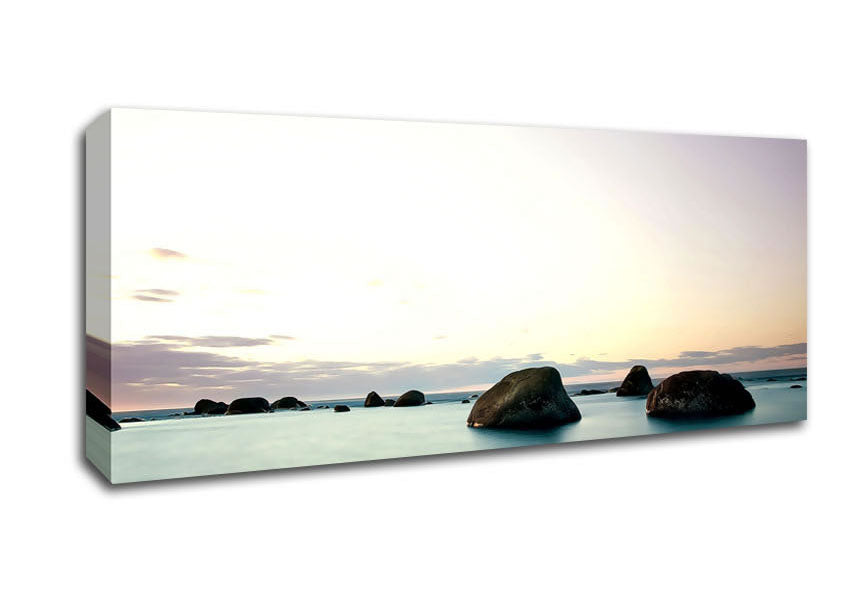 Picture of Beach Serenity Panoramic Canvas Wall Art