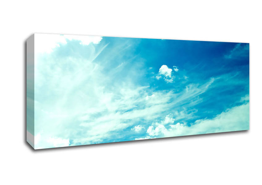 Picture of Blue Sky Panoramic Canvas Wall Art