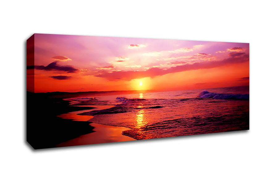 Picture of Australian Sunset Panoramic Canvas Wall Art