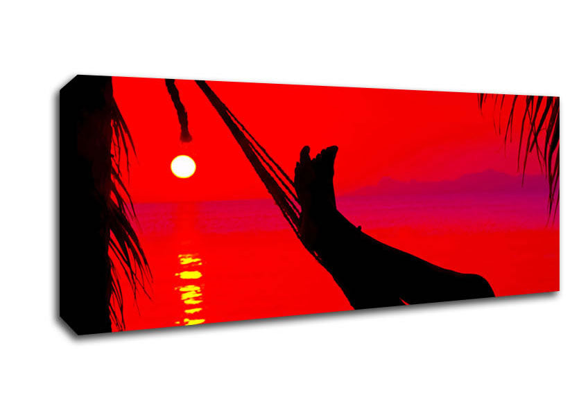 Picture of Dreaming Of Paradise Panoramic Canvas Wall Art