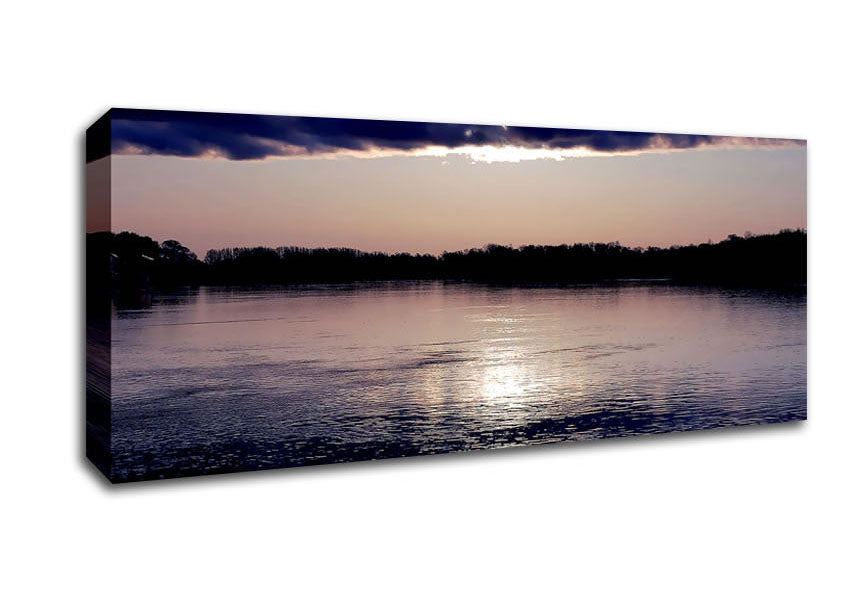 Picture of Crystal Blue Panoramic Canvas Wall Art