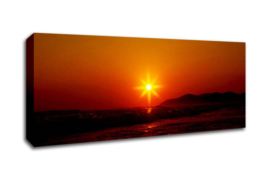 Picture of Sunstar Panoramic Canvas Wall Art