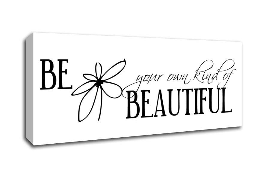 Picture of Be Your Own Kind Panoramic Canvas Wall Art