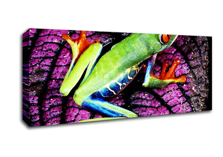 Picture of Leap Frog Panoramic Canvas Wall Art