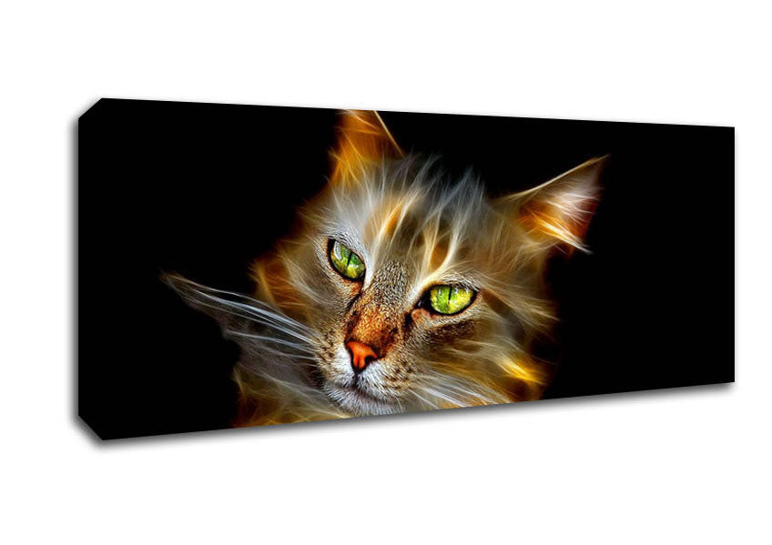 Picture of Purrfect Panoramic Canvas Wall Art