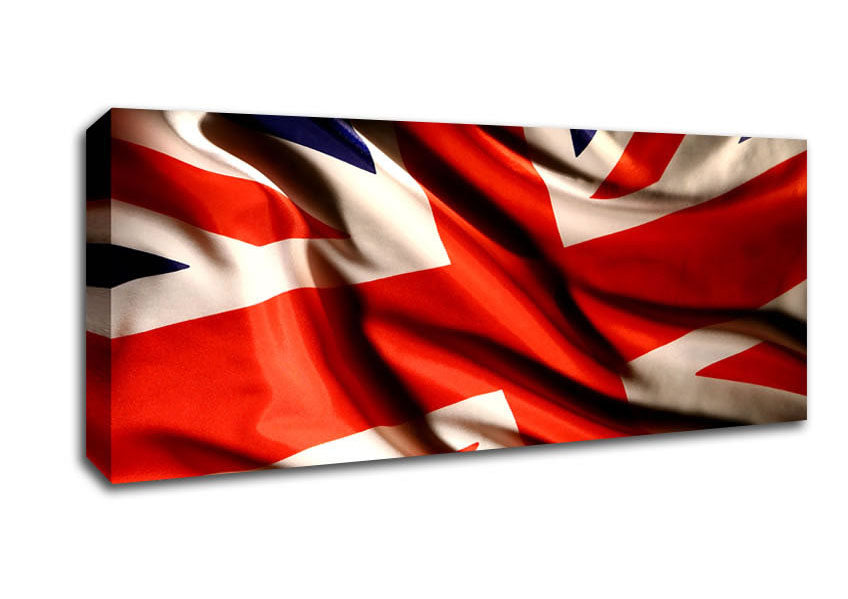 Picture of British Flag Panoramic Canvas Wall Art