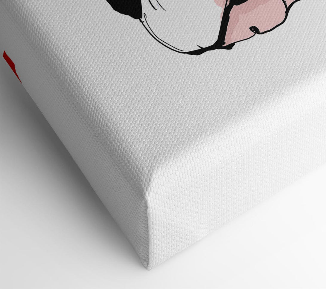 Picture of Popart French Bulldog Pooch Canvas Print Wall Art