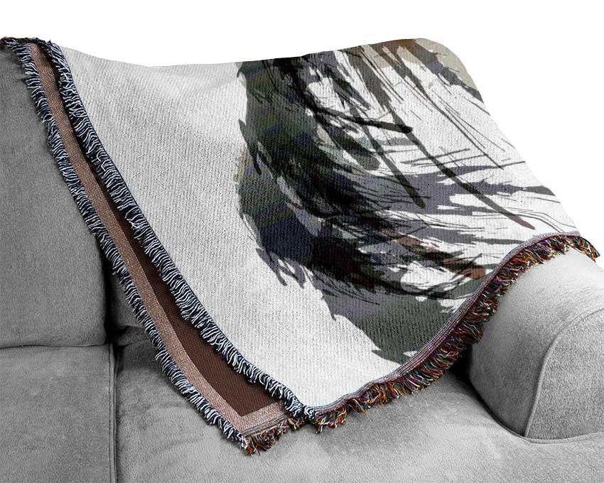 Horse Mane Woven Blanket