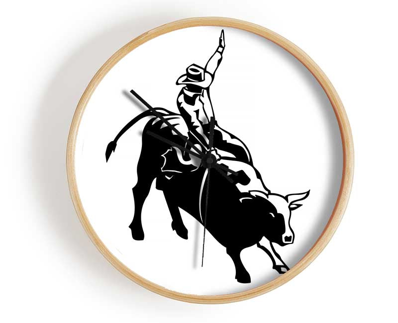 Cowboy Rider Clock - Wallart-Direct UK