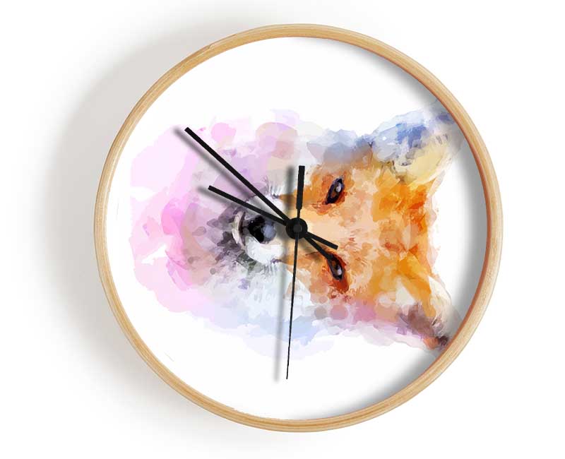 Foxy Clock - Wallart-Direct UK