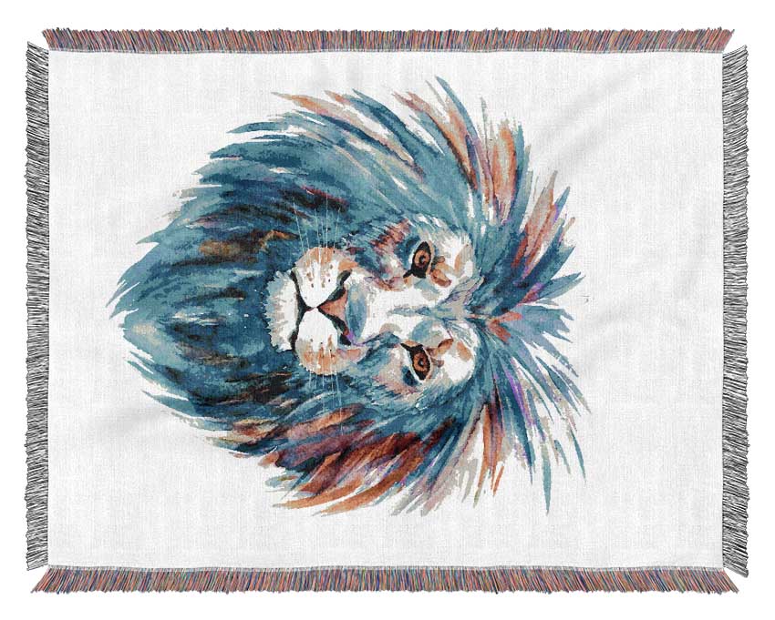 Lion Main Woven Blanket