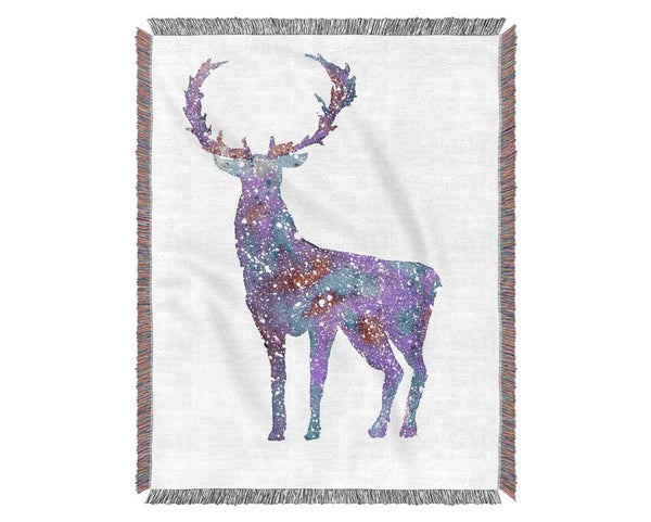 Stag Sparkle Woven Blanket