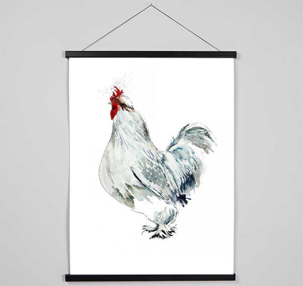 White Hen Hanging Poster - Wallart-Direct UK