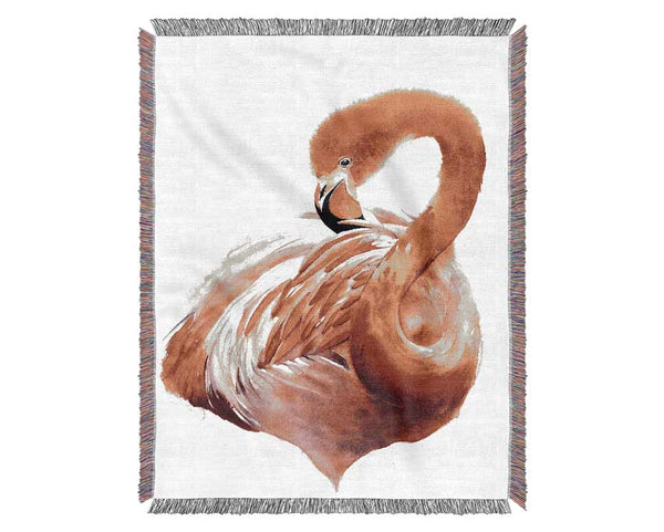 Flamingo Groom Woven Blanket