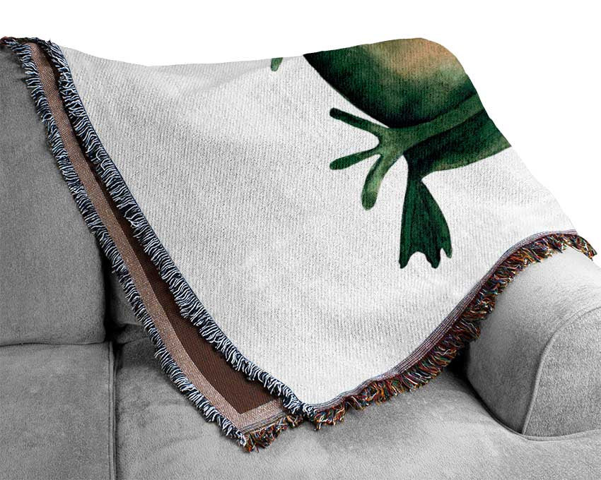 Dreamy Frog Woven Blanket