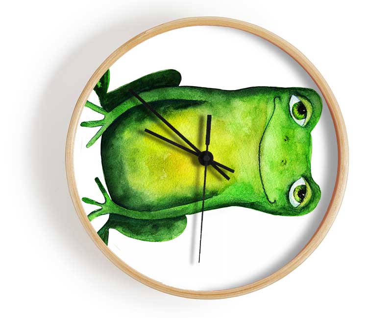 Dreamy Frog Clock - Wallart-Direct UK