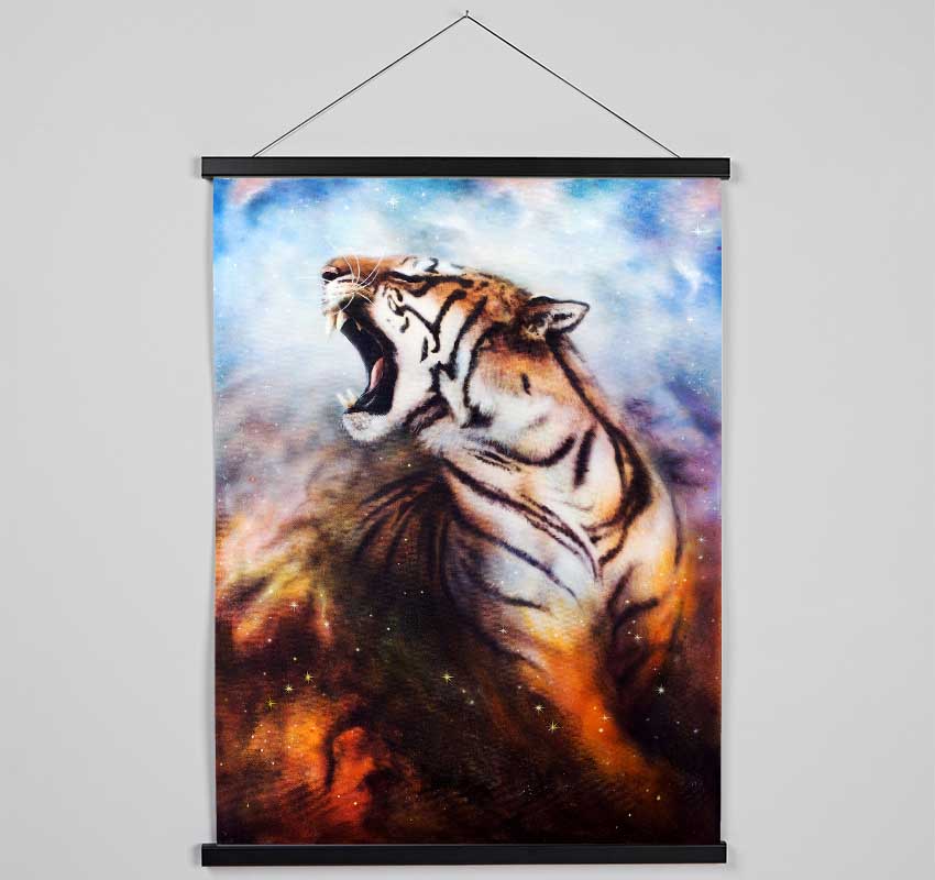 Roaring Tiger Hanging Poster - Wallart-Direct UK