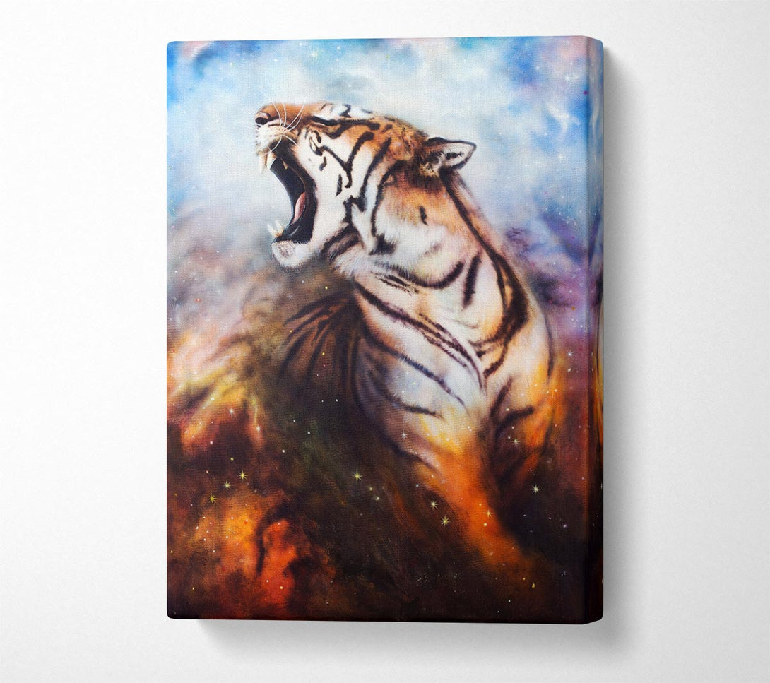 Picture of Roaring Tiger Canvas Print Wall Art