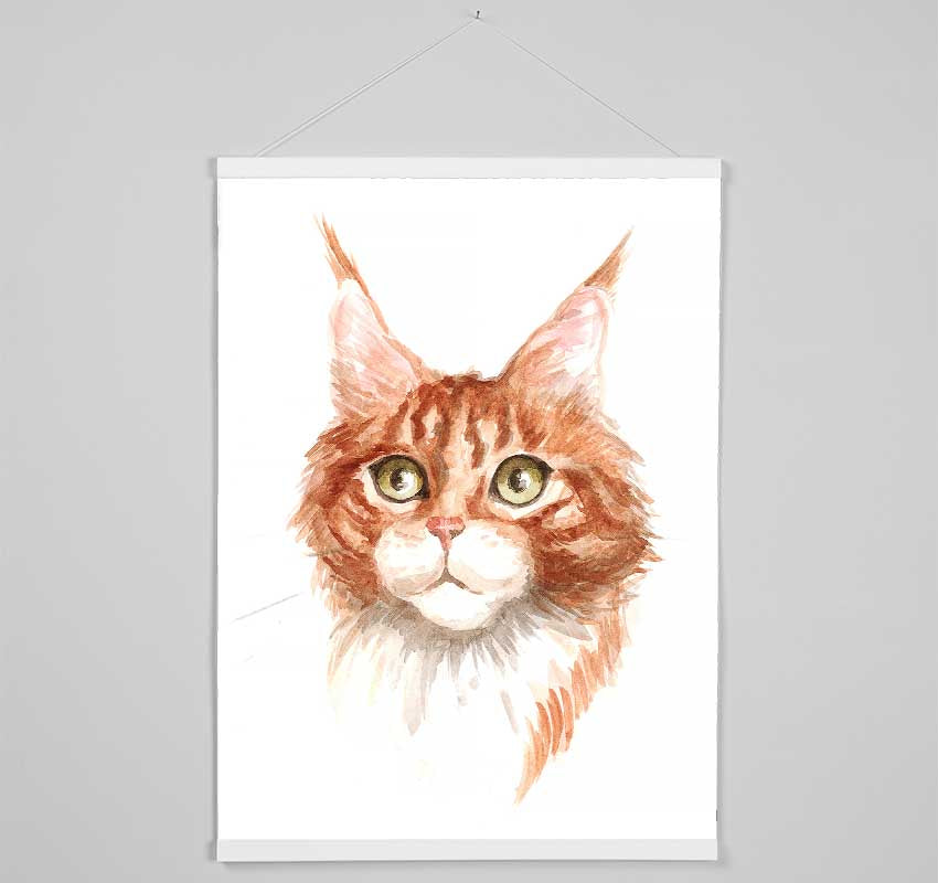 Ginger Tom Cat Hanging Poster - Wallart-Direct UK