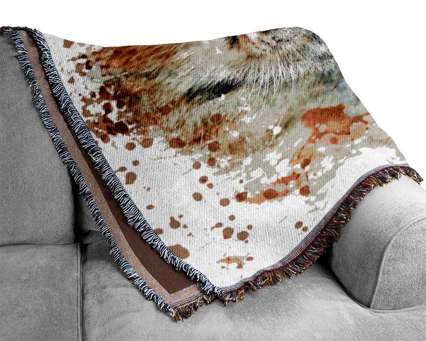 Wild Cat Woven Blanket