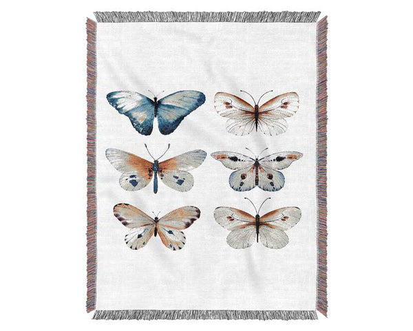 Butterfly Breeds Woven Blanket