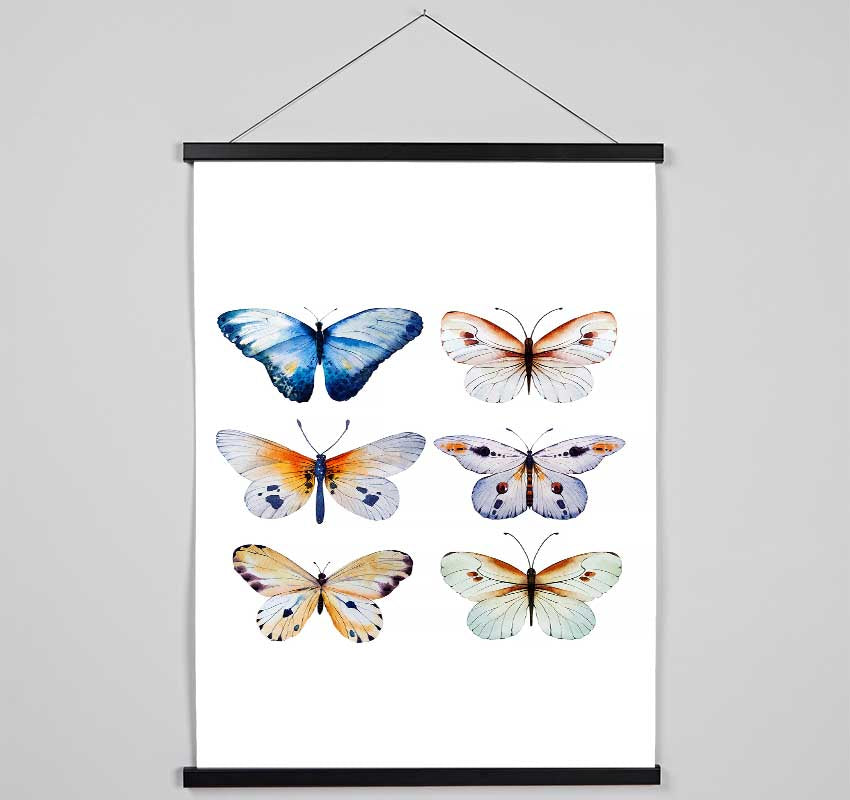 Butterfly Breeds Hanging Poster - Wallart-Direct UK