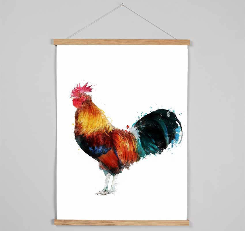 Rooster Hanging Poster - Wallart-Direct UK