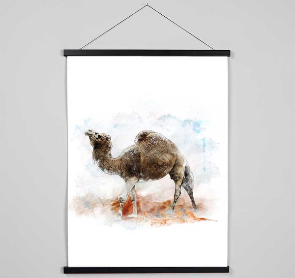 Camel Trek Hanging Poster - Wallart-Direct UK