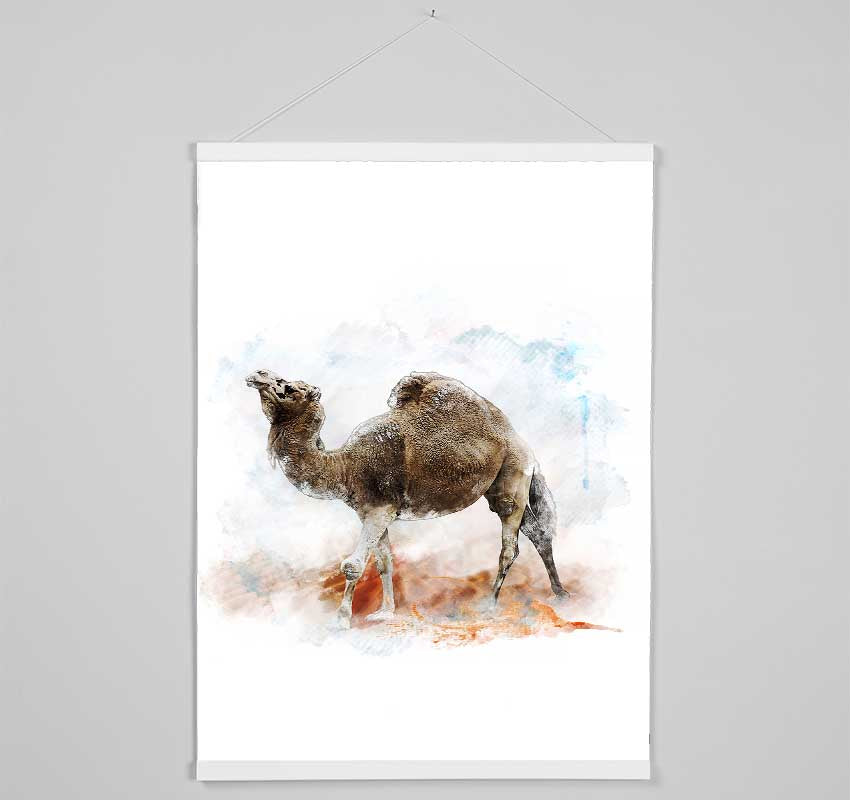 Camel Trek Hanging Poster - Wallart-Direct UK