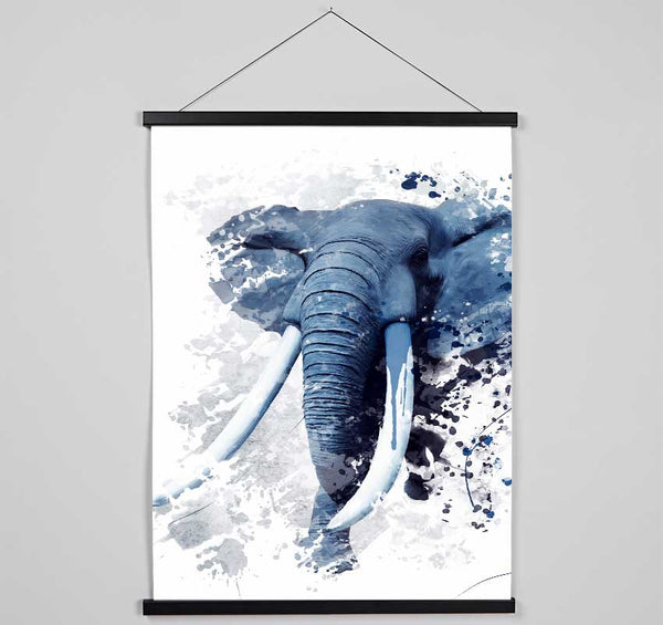 Elephant Grey Hanging Poster - Wallart-Direct UK