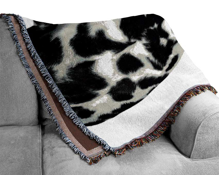 Dalmation Dog High Five Woven Blanket