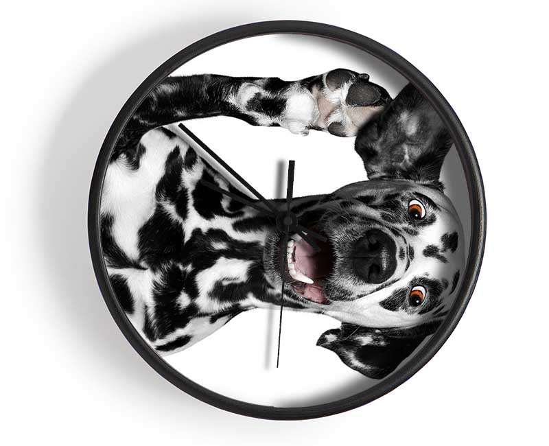 Dalmation Dog High Five Clock - Wallart-Direct UK