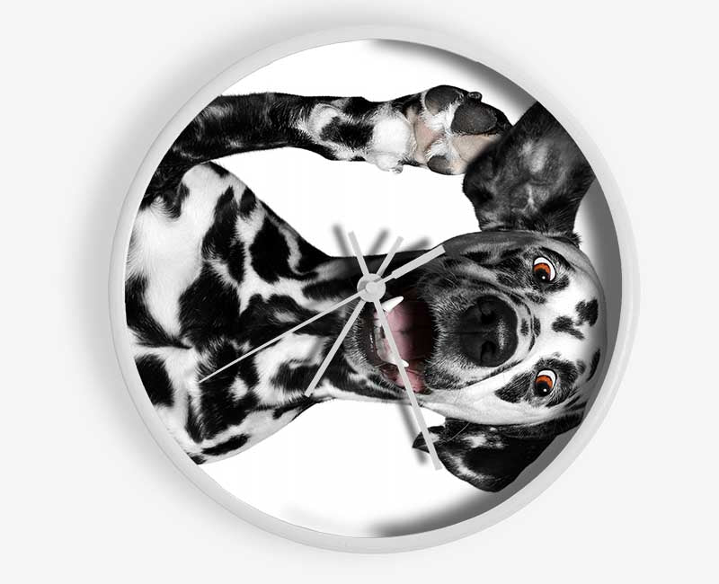 Dalmation Dog High Five Clock - Wallart-Direct UK