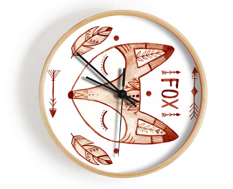 Fox Clock - Wallart-Direct UK