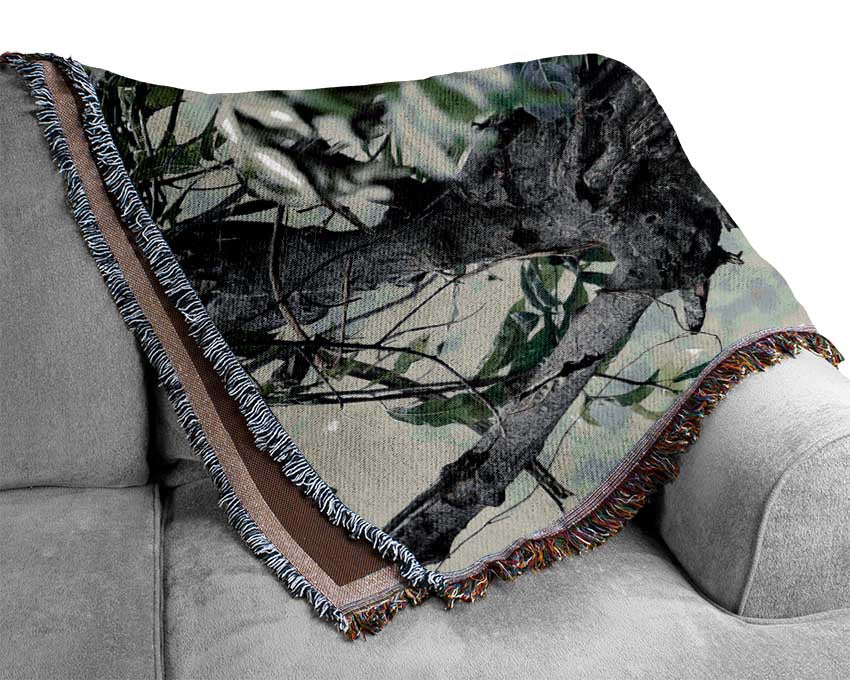 Panda Tree Lover Woven Blanket