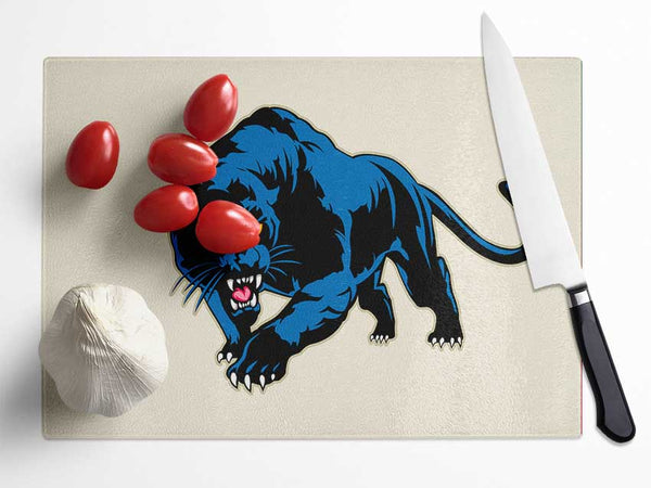 Panther Claws Glass Chopping Board