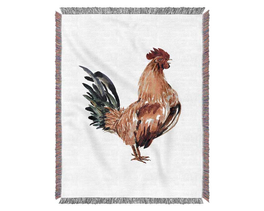 Chicken Call Woven Blanket