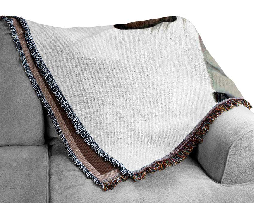 Chinese Crested Punk Dog Woven Blanket