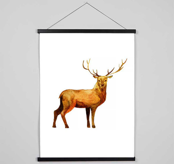 Deer Delight Hanging Poster - Wallart-Direct UK