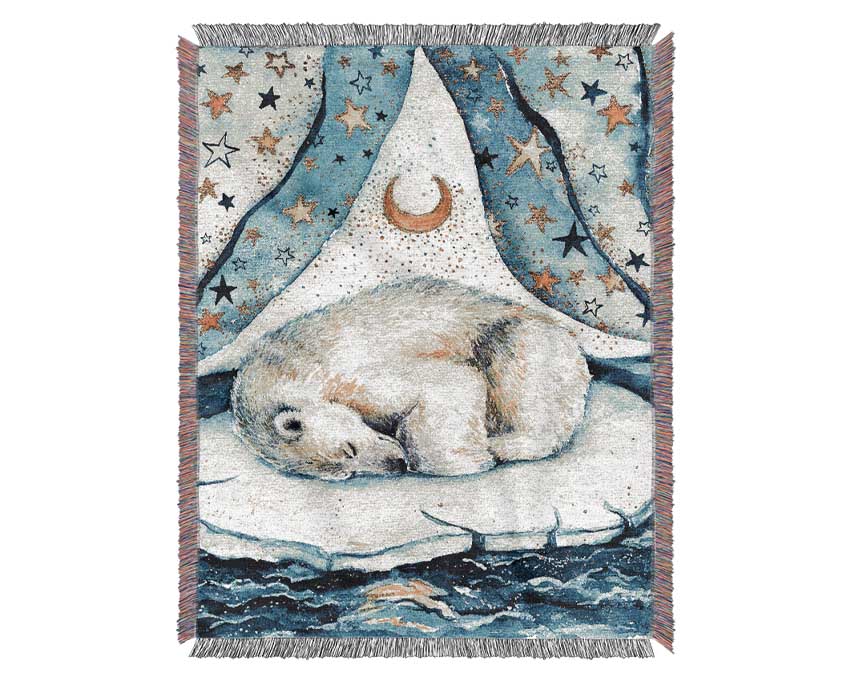 Polar Bear Dream Woven Blanket