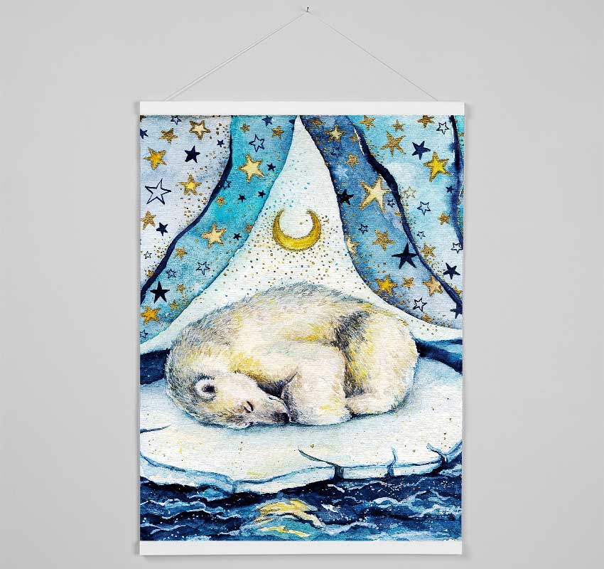 Polar Bear Dream Hanging Poster - Wallart-Direct UK