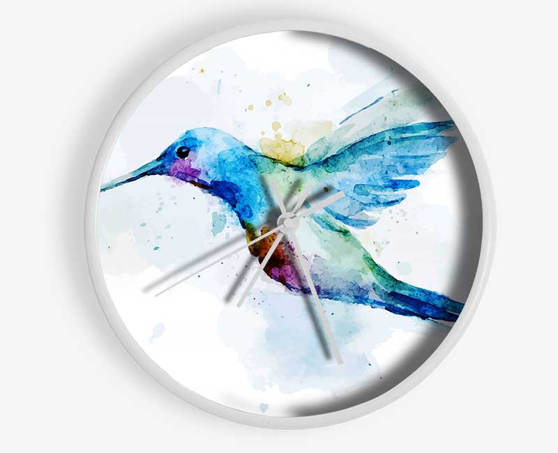 Hummingbird Splash Clock - Wallart-Direct UK