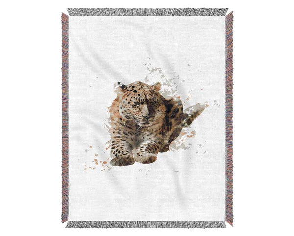 Leopard Spots Woven Blanket