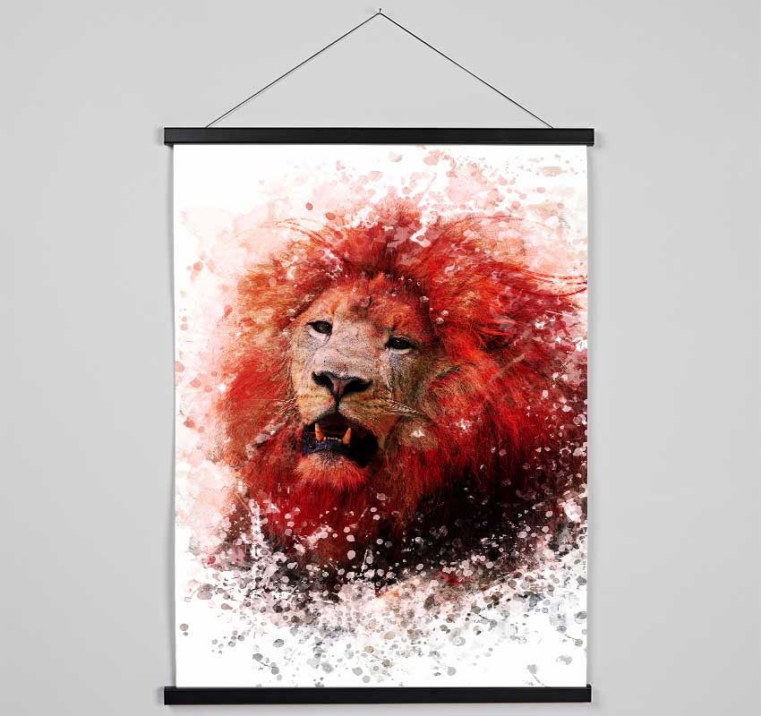 Red Lion Roar Hanging Poster - Wallart-Direct UK